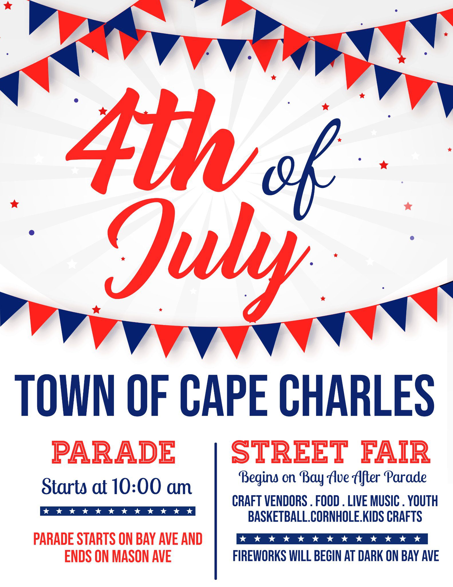 Town of Cape Charles 4th of July Bay Country 97.9 Today's Best