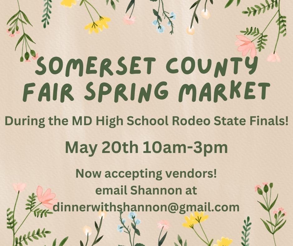 Somerset County Fair Spring Market Bay Country 97.9 Today's Country