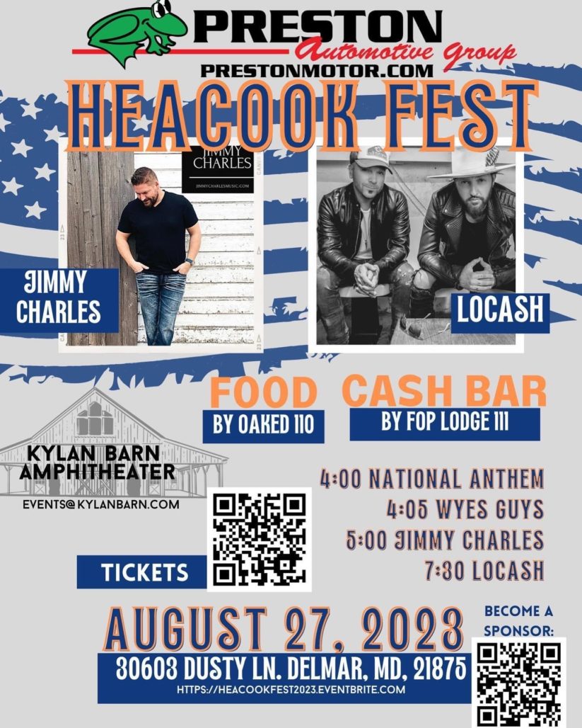 Heacook Fest Bay Country 97.9 Today's Best Music Salisbury/Ocean