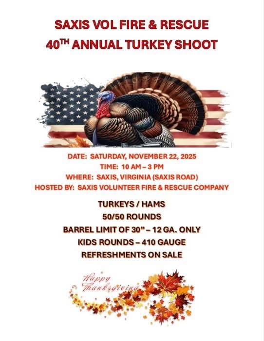 Saxis Fire and Rescue Turkey Shoot – Bay Country 97.9 | Today's Country ...